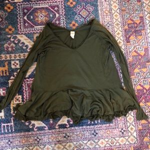 Long sleeve free people knit